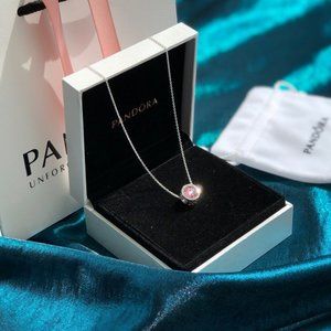 Pandora Jewelry - 🎆NWT Pink Heart Of The Ocean Chain Necklace Pandora Jewelry - 🎆NWT Pink Heart Of The Ocean Chain Necklace